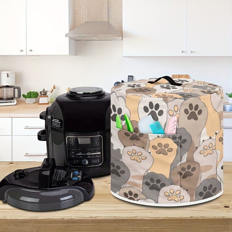 Protect your rice cooker from dust and spills with the Pet Paw Rice Cooker Cover. This large kitchen accessory is designed to prevent sputtering and keep your appliance clean and functional.