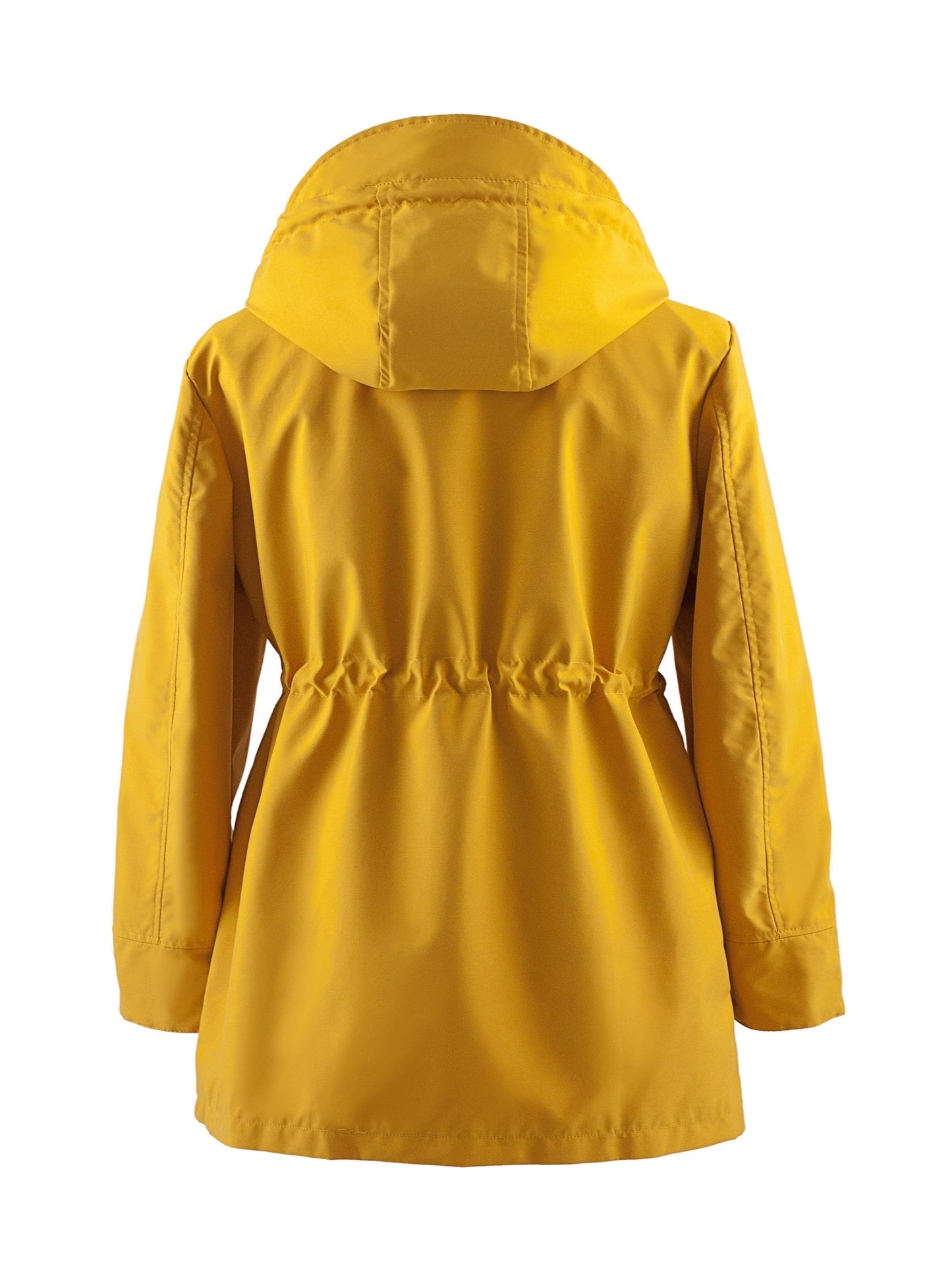 Women's Plus Size Zip Up Hooded Coat for Fall & Spring