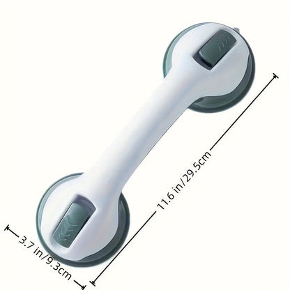 One essential safety handle for shower and bathtub, designed for seniors and individuals with disabilities. This suction cup handle is compatible with tiles, glass, and solid surfaces in the restroom.