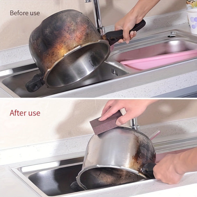 Get ready for back to school with 1pc Cleaning Wonders - your all-in-one solution for descaling, rust removal, scouring, and dishwashing. This powerhouse cleaning tool is an essential addition to your cleaning supplies, perfect for pots, pans, dishes