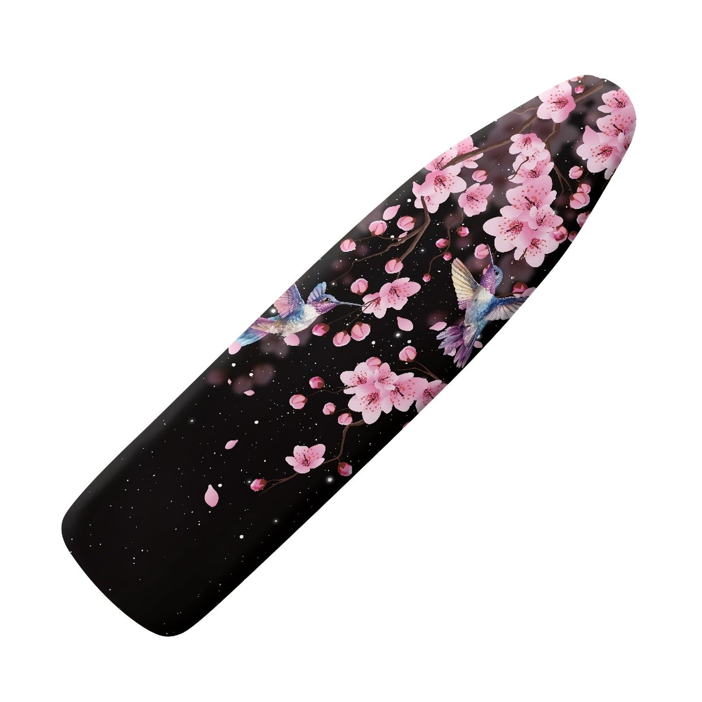 Ironing will be a breeze with our Floral Hummingbird Theme Ironing Board Cover. This cover is not only easy to install, but also features elastic edges and 3 fasteners to keep it securely in place while you work. Plus, it is machine washable for easy