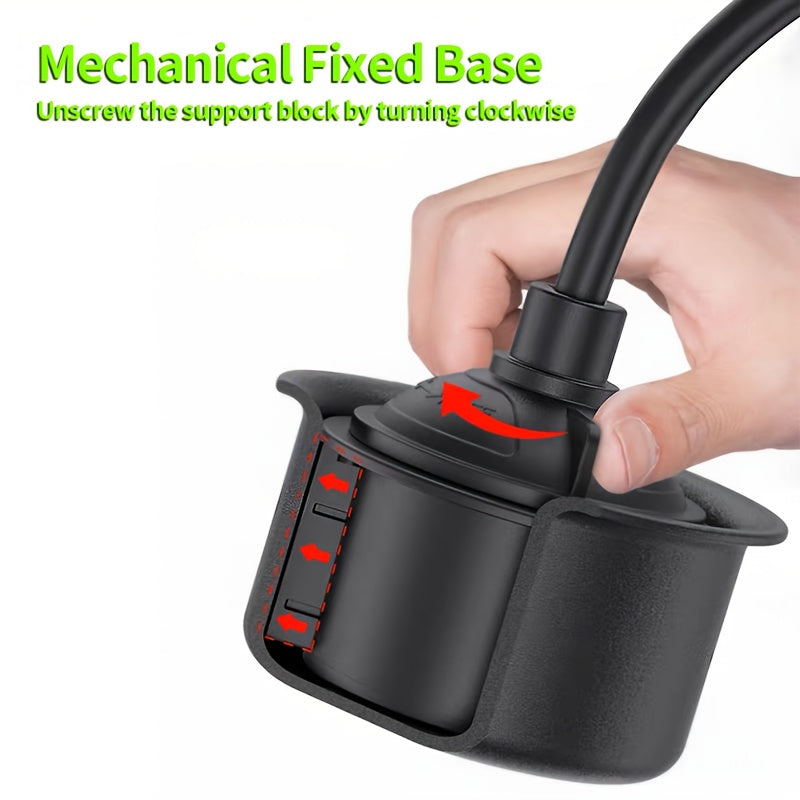 Introducing the Cup Holder Single-Head Car Fan with a Flexible Hose for Powerful Airflow. This fan features a Line Control Switch, Compact Mini Size, and is USB Powered. Its Multi-Angle Rotation and Clip-On Design make it Safe and Stable, with Low Noise