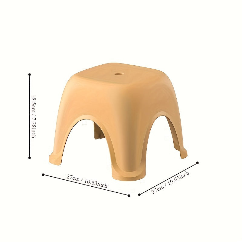 Многофункциональный пластиковый табурет для детей - нескользящая, яркая скамейка для ванной и гостиной, идеально подходит для смены обуви