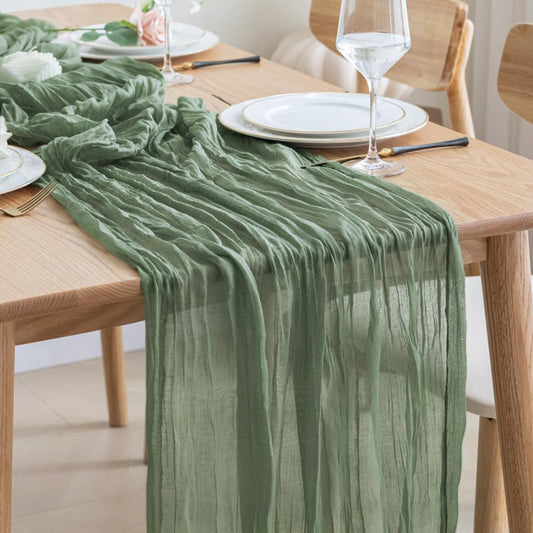 Polyester table runner in solid color, perfect for Christmas, weddings, bridal showers, home decor, or Father's Day gift. Made of 100% woven polyester.