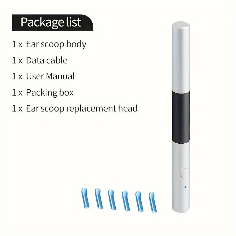 Wireless ear wax removal device with security features.