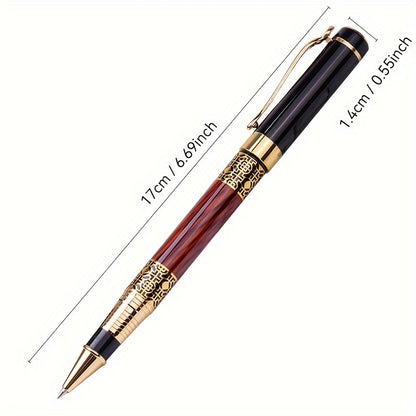 Metal ballpoint pen with pocket clip, click-off cap. Heavyweight with medium point for smooth writing. Ideal for office, school, gifting. Suitable for adults. 1pc.