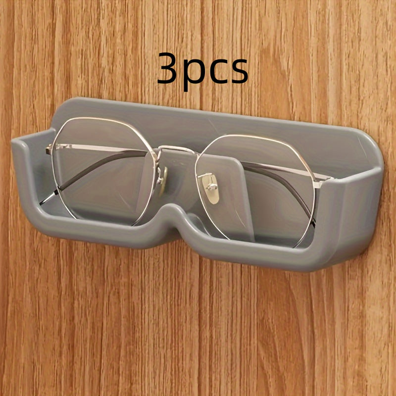 Wall-mounted glasses storage rack for stylish and space-saving home organization. Makes a great gift for Christmas, New Year, men, or women.