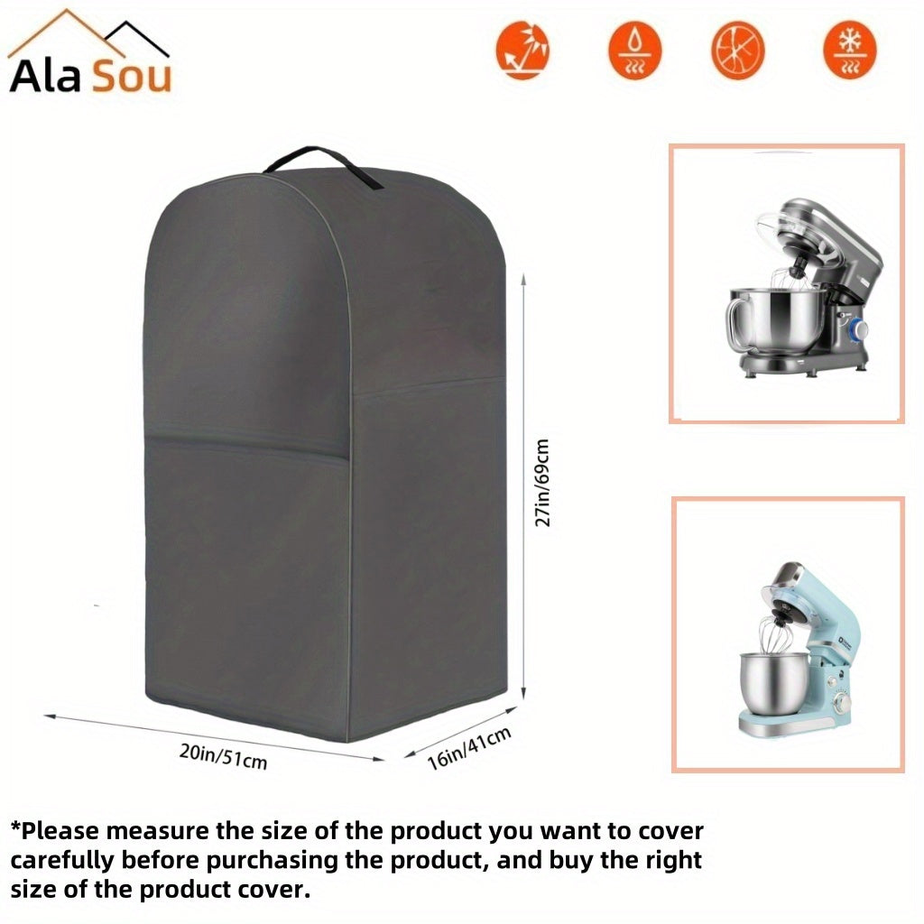 Protect your kitchen appliances with AlaSou Kitchen Appliance Covers. These covers are dust and stain resistant and come with a convenient storage bag. Perfect for stand mixers, food processors, and other appliances, these covers are designed in black