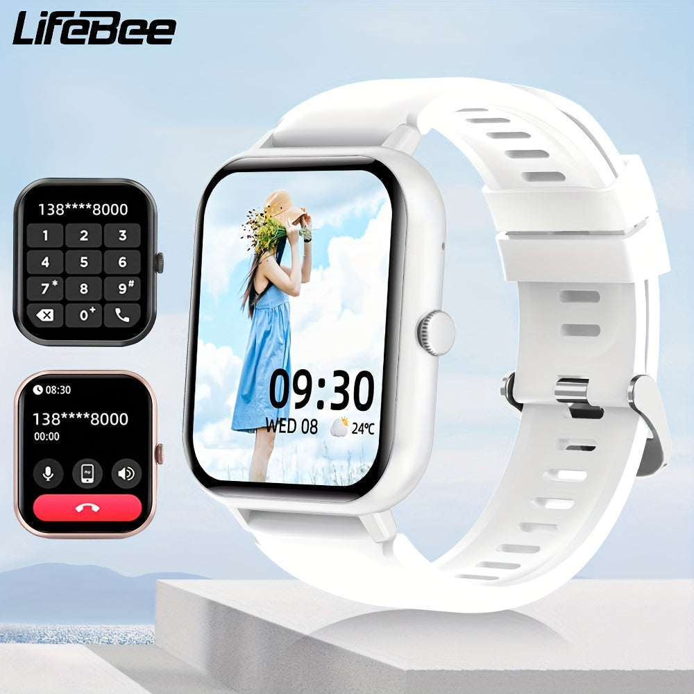 New 2024 LIFEBEE Smartwatch with 1.83" Touch Screen, Call Function, Fitness Tracking with 100+ Modes.