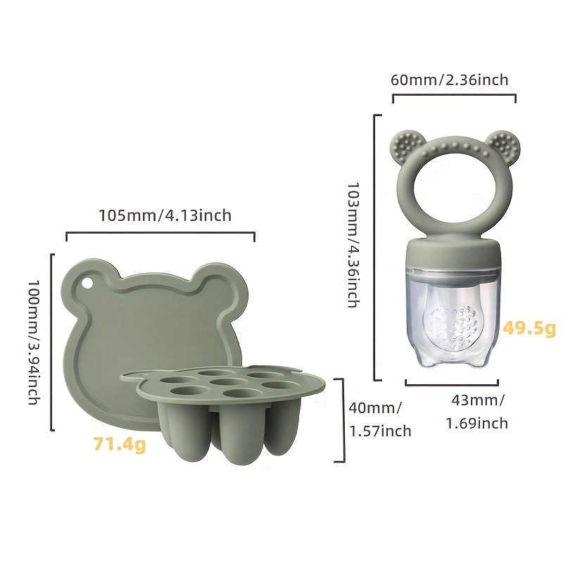 Adorable Ice Tray Set for Little Bear Bites