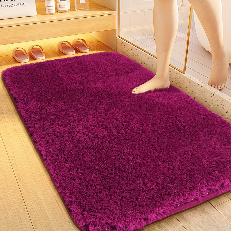 Soft, non-slip mat for bathroom doorways, stock available for cross-border shipping.