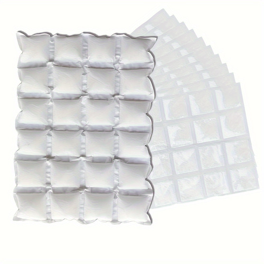 10 sheets of dry ice packs for shipping frozen food. These reusable ice gel pack sheets are flexible and long lasting, perfect for keeping food cold in coolers, lunch bags, or drinks.