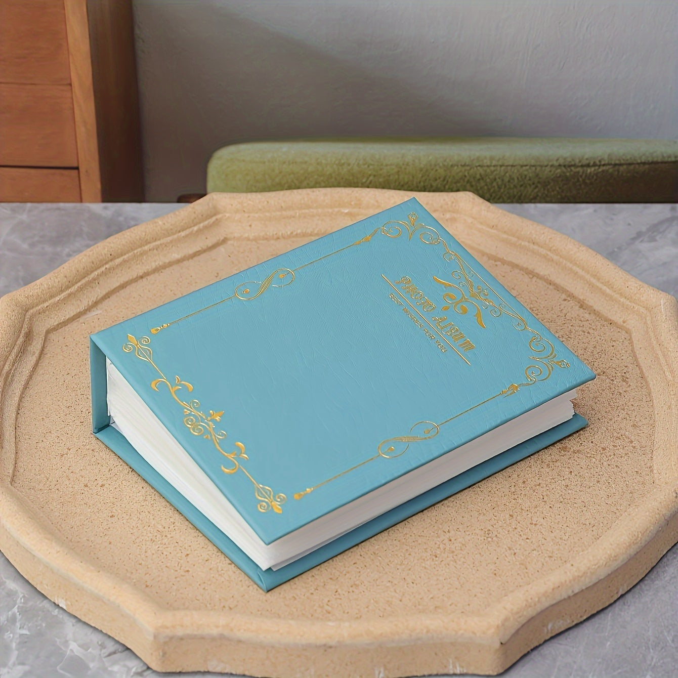 Six-Inch Photo Album with Room for 100 Pictures and Writing, Perfect for Thoughtful Family Presents