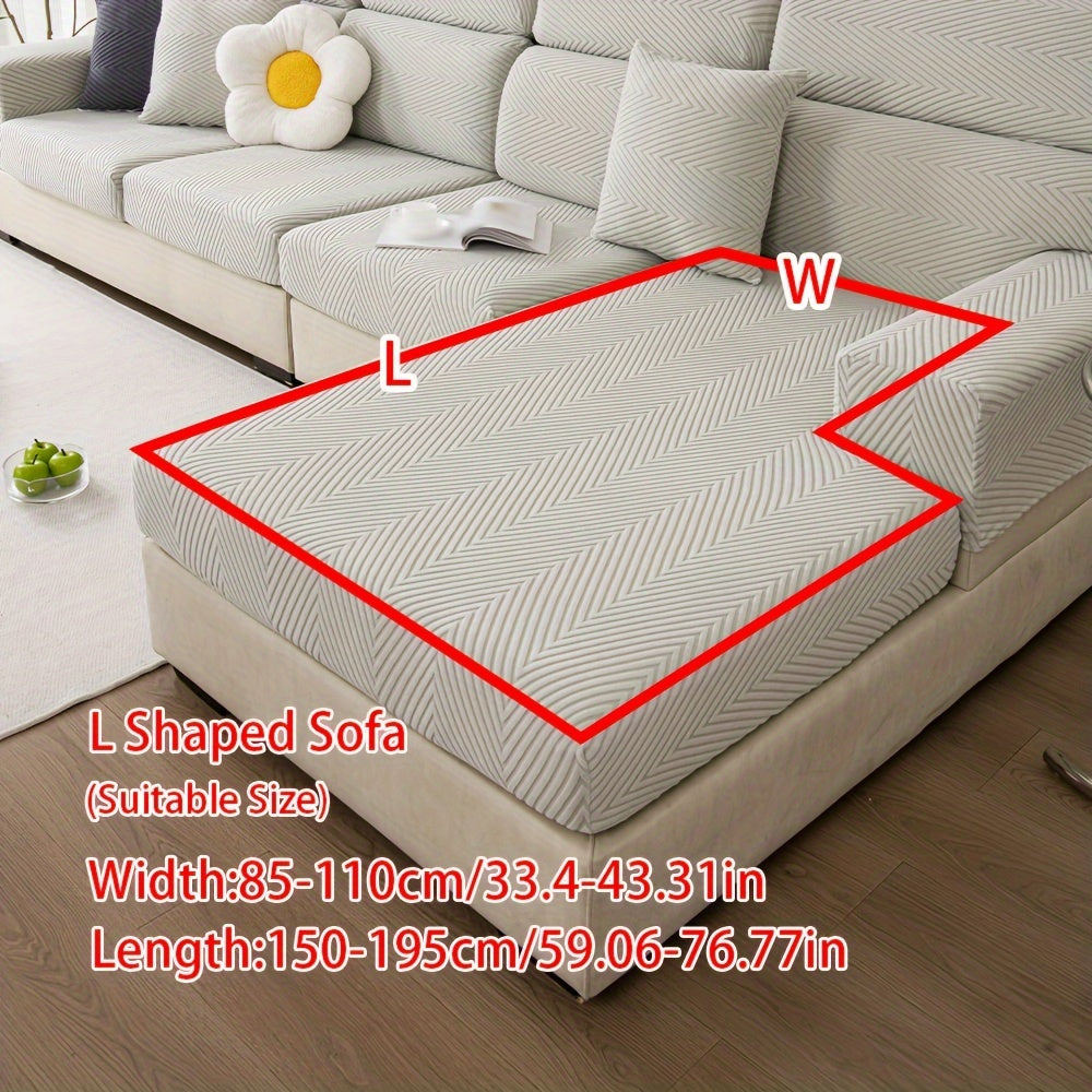 1pc Anti-splash, anti-slip elastic sofa cover for both chic home decor and furniture protection. Sold as single piece.