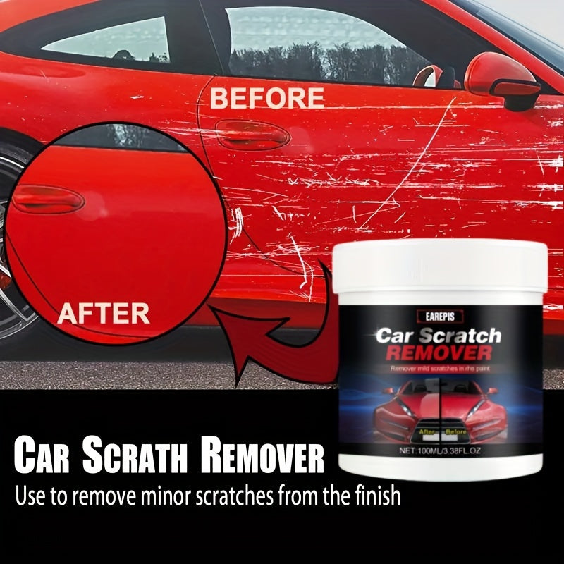 Quick and Simple Car Scratch & Swirl Remover Wax - Repair and Polish Kit for Minor Damage, Easy Fit, Leaves No Residue - Restores the Shine