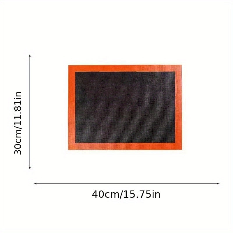 Цельный силиконовый коврик для выпечки - многоцелевой противень для выпечки макарон, печенья и тортов - многоразовый и прочный - идеально подходит для барбекю - незаменимый кухонный инструмент для любителей выпечки