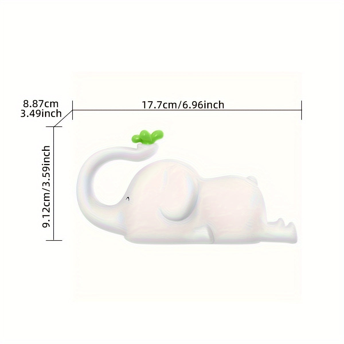 Elephant-shaped Night Light with USB Rechargeable Function, Soft Silicone Lamp Ideal for Sleeping, Convenient Portable Design with Induction Feature, Perfect for Hotel Use.