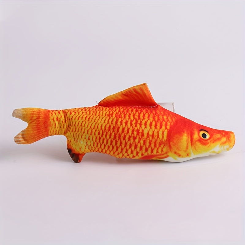 1pc Cute Fish Design Cat Teaser Plush Toy for Interactive Play With Cats and Dogs