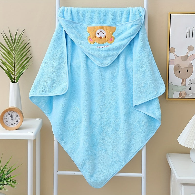 Adorable bathrobe and ultra-absorbent towel made from ultra-fine fibers for quick drying. Perfect for the bathroom, beach, or as a cartoon cape.