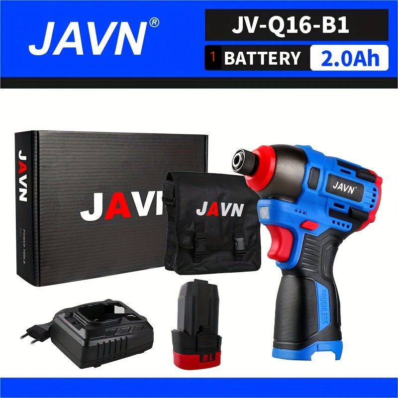 1 Set JAVN 16V Electric Mini Drill Screwdriver, Cordless Household Power Tool