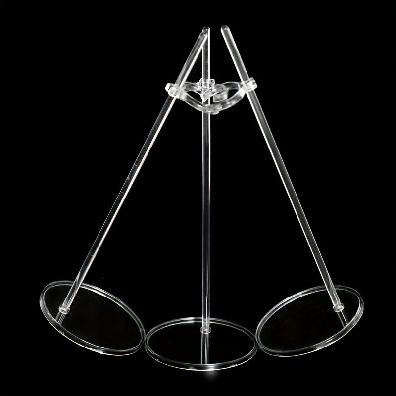 1pc Elegant Transparent Doll Stand - Ideal for Displaying Dolls and Dollhouses