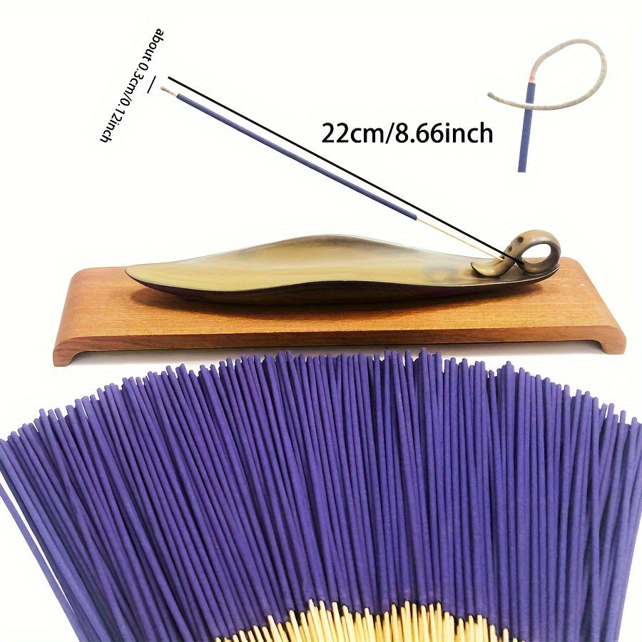 22cm lavender incense available in packs of 24, 96, or 199 sticks, ideal for feminine scents in various settings.