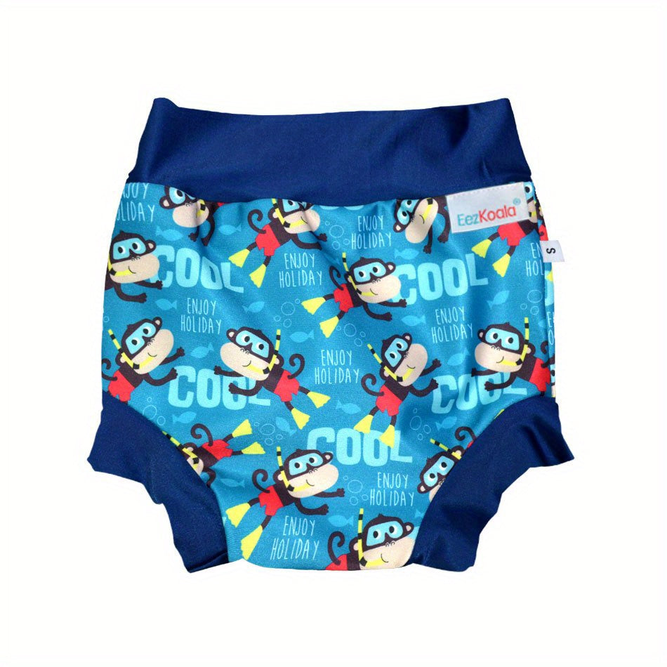 Ensure Your Newborn's Safety and Comfort with our Leakproof High Waist Baby Swimwear!