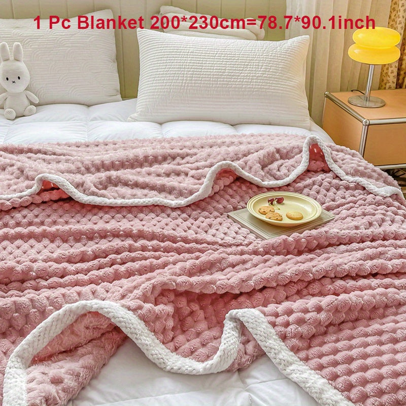 Soft and cozy fleece blanket for couch, sofa, office, bed, camping, and traveling. Perfect birthday or holiday gift for boys, girls, and adults. Great for home decor during the holidays.