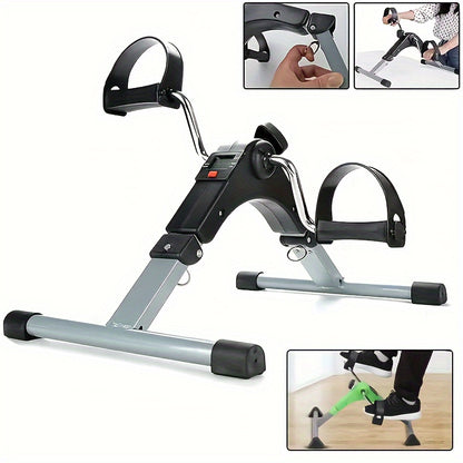 Home Office Folding Step Machine for Leg Fitness and Muscle Building, Mini Exercise Bike without Timer.