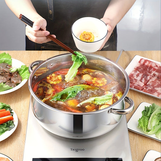 3/5 Layer Stainless Steel Steamer & Soup Pot Set - Suitable for Gas & Induction Cooking, Versatile for 3-10 People