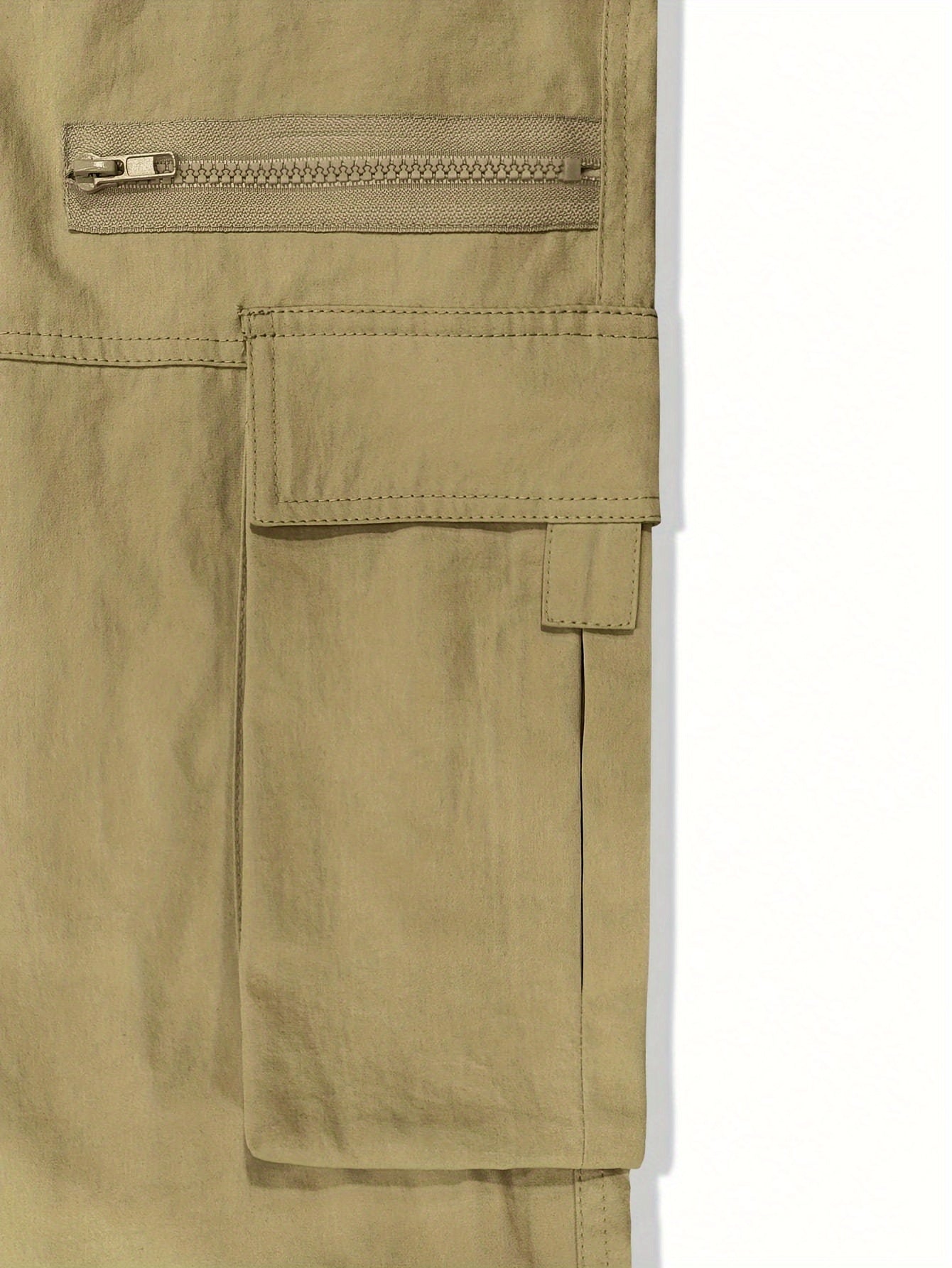 Casual drawstring pants for men with flap pockets - perfect for hiking and streetwear.