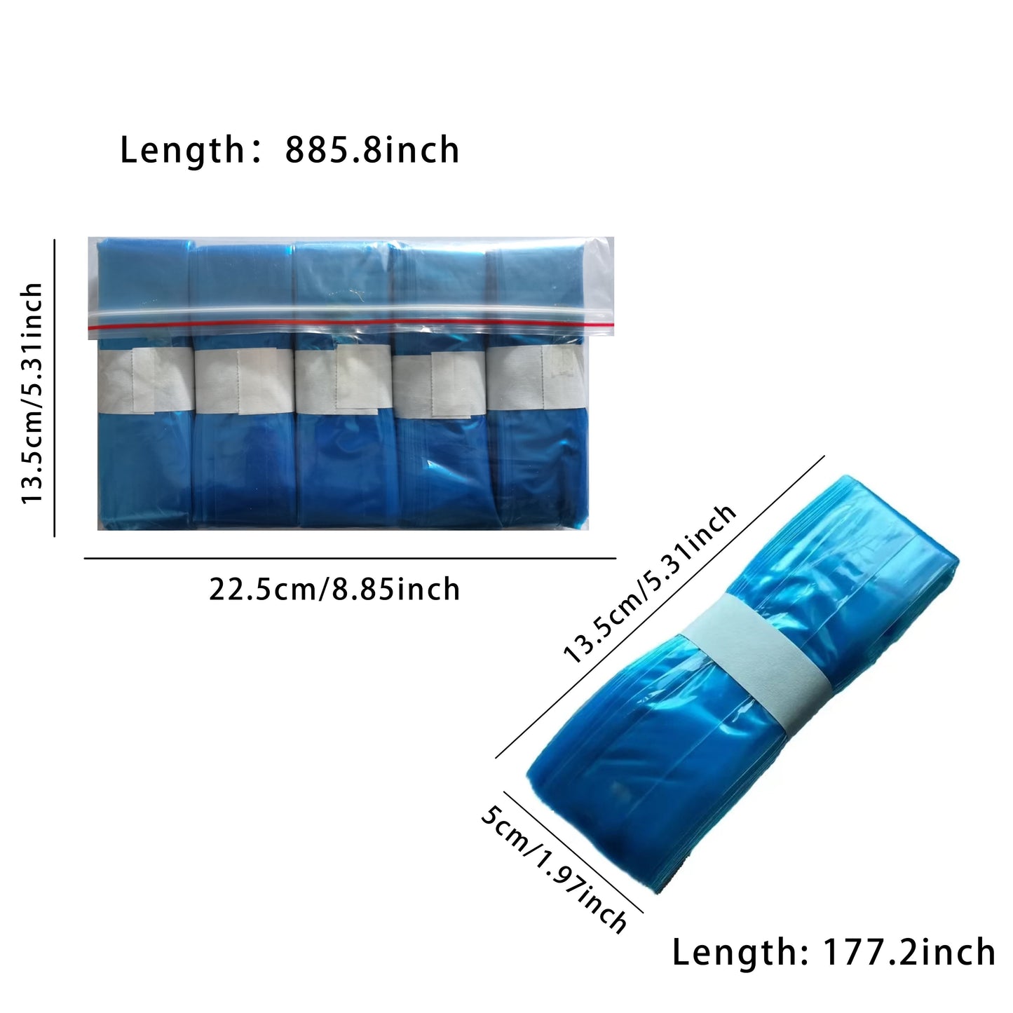 Ultra-Durable Diaper Genie Refill Bags - Extra-Long and Thick to Block Odors and Hold Diapers Securely