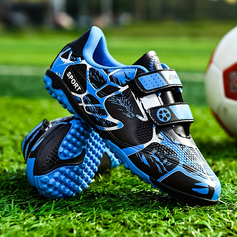 Stylish and durable soccer shoes with anti-slip technology for boys are perfect for training and competition year-round.