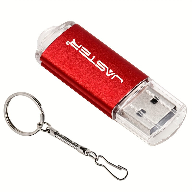 JASTER Mini USB Flash Drive in various sizes and colors with free key chain, ideal as creative gifts.