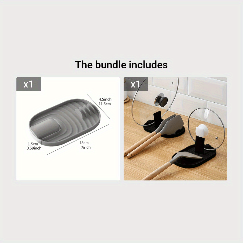 1 pc Multipurpose Kitchen Tool Holder for Home or Restaurant, for holding pot lids, soup spoons, spatulas, and other kitchen utensils. Can be folded for easy storage and organization.