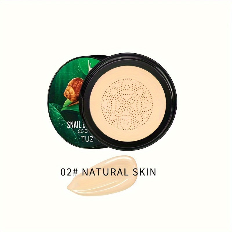 1pc Snail Collagen CC Cream for St. Patrick's Day: Get a waterproof, long-lasting foundation look with moisturizing benefits.