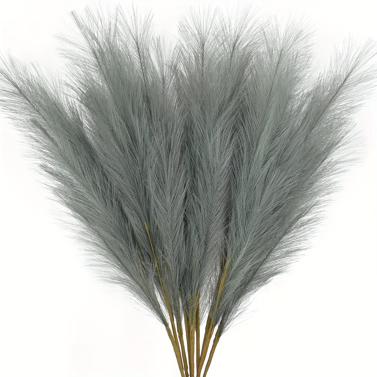 12 Bohemian fabric pampas grass decorations, 54.86cm artificial plants for tabletop, suitable for various holidays - no container included