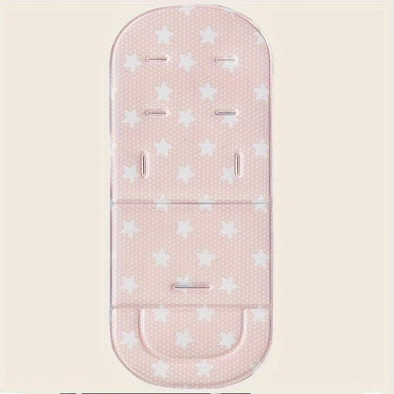 Stylish Pink Seat Cushion for Strollers, Perfect for Relaxing Outdoors