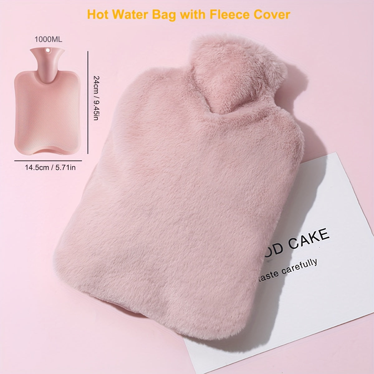 Stay warm and cozy with our 1000ml large-capacity hot water bottle. Made from durable PVC, this soothing hand warmer is perfect for relaxing warmth. Add an optional plush fleece cover for added comfort, making it ideal for cozy reading and bedtime. This