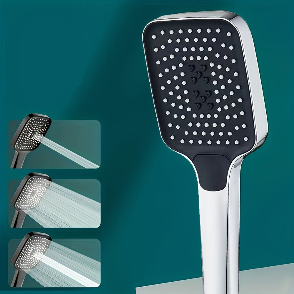 3-Mode large shower head with high-pressure water-saving flow, perfect for Christmas/Halloween gift or home decoration