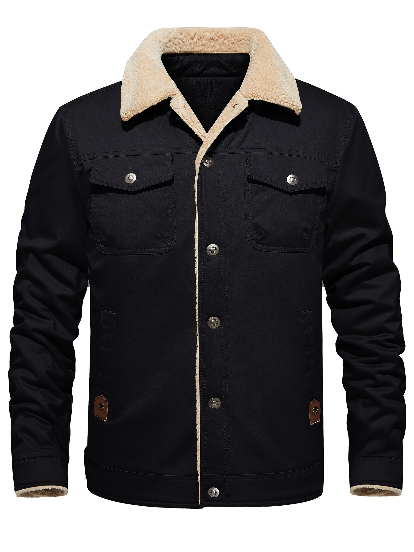 Men's winter fleece jacket in US size