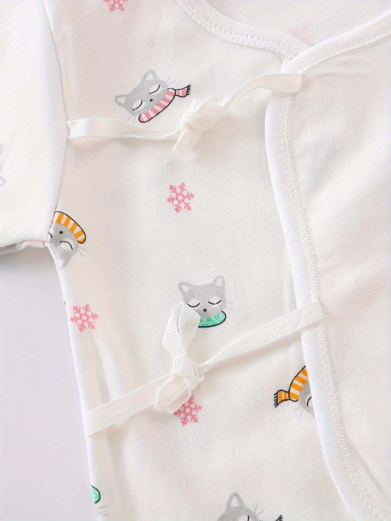 TEEUIEAR 7-piece Kids Outfit Set with Cat Print - Soft Cotton, Ideal for All Seasons and Outdoor Activities