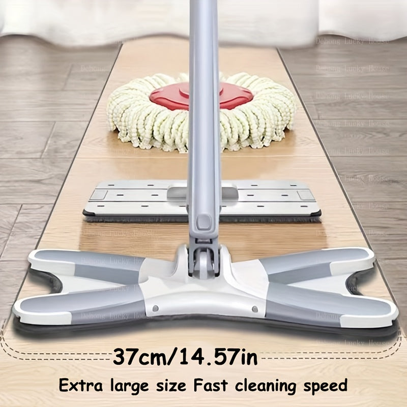 Get the ultimate cleaning experience with this set of 6 butterfly-shaped household wet dry dual-use mops! Each mop features 360° rotation and comes with 5 ultra-fine fiber pads, making it perfect for cleaning bathtubs, tiles, floors, walls, and glass.