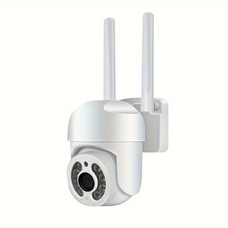 Teruhal Wireless Security Camera offers top-notch features including 2.4G WiFi connectivity, IP66 waterproof rating, 1080P HD resolution, automatic tracking and motion detection capabilities, two-way audio communication, and a built-in floodlight alarm