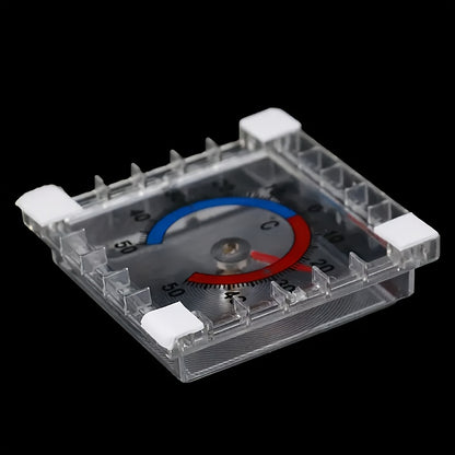Пластиковый циферблатный внутренний термометр с многоразовым клеем для стен и окон точно измеряет внутренние и наружные температуры в домах, теплицах и садах.