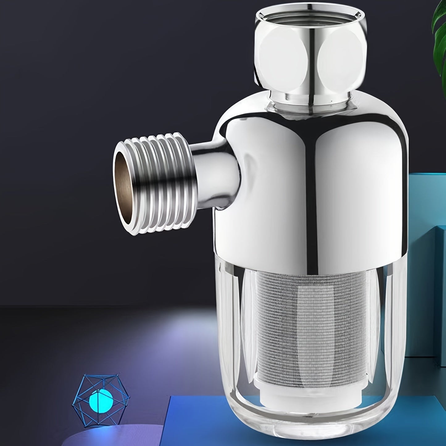 Water purifier made of stainless steel faucet - Simple installation, does not require electricity, ideal for kitchen and dining area.