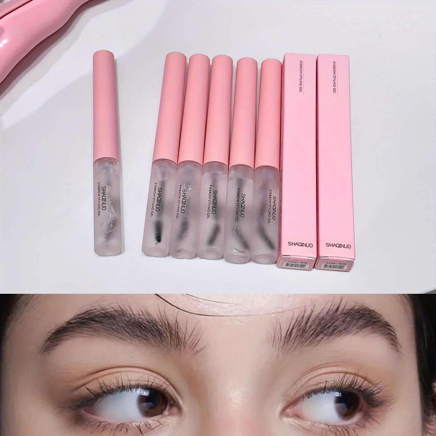 3D Wild Eyebrow Fixing Glue with long-lasting waterproof and sweat-proof formula for bold and natural brows. Ideal gift for women on Valentine's Day or Mother's Day.