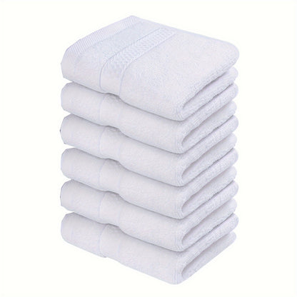 6 pack of premium cotton washcloths, super absorbent with modern style, 430 GSM, perfect for bathroom, spa, gym. Size: 33.02x33.02 cm, space theme essentials.