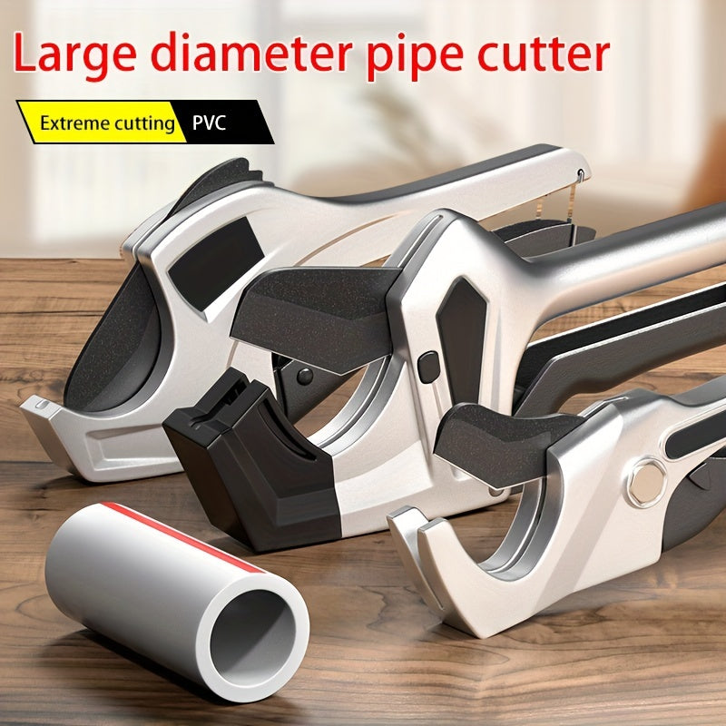 Industrial grade pipe cutter scissors for cutting various tubing and pipes quickly and easily.