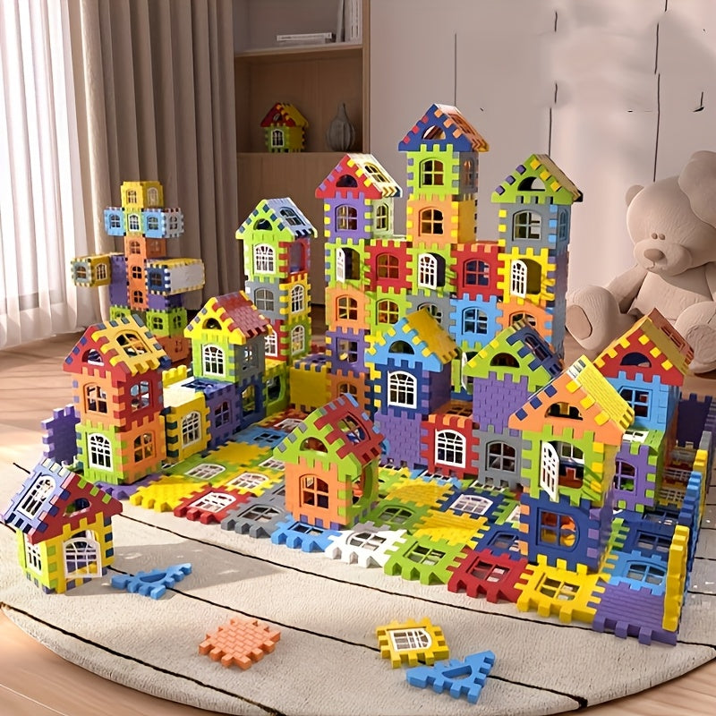 120-piece set of large building blocks for creative play, educational construction toy perfect for classroom rewards and gift-giving.